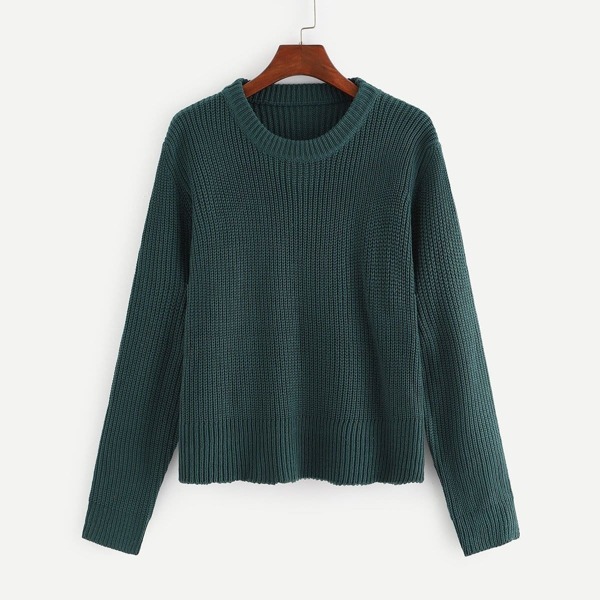 

Solid Pullover Jumper