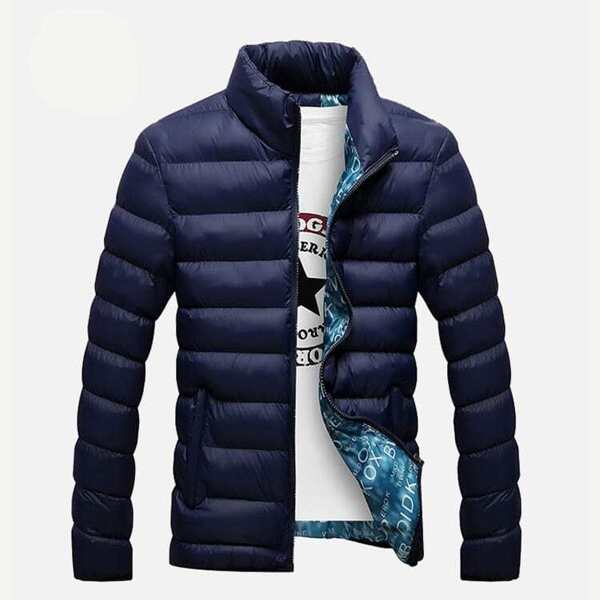 

Men Solid Puffer Coat