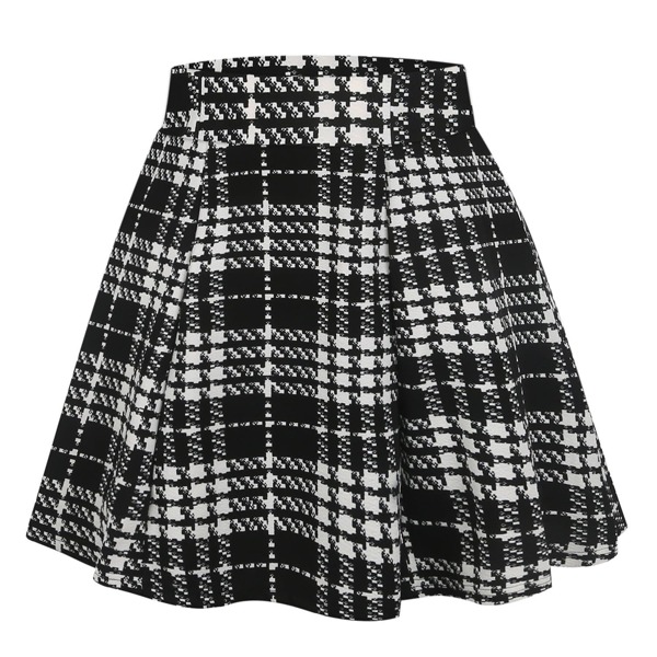 

50s Plaid Print Skirt