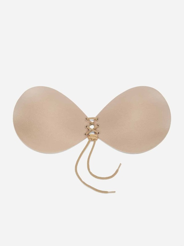 

Self Adhesive Lace-up Bra, Nude