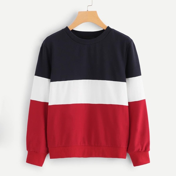 

Plus Colorblock Pullover