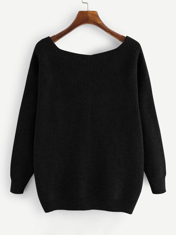 

Plus Pearl Beading Bow Detail Sweater