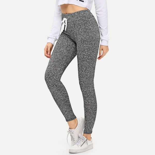

Drawstring Waist Skinny Leggings