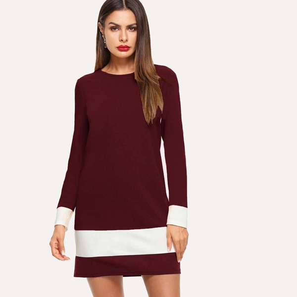 

Color Block Tunic Dress