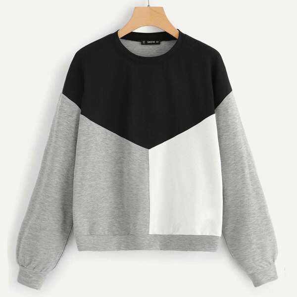 

Color Block Tunic Pullover