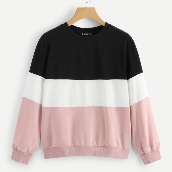 

Cut And Sew Sweatshirt, Multicolor