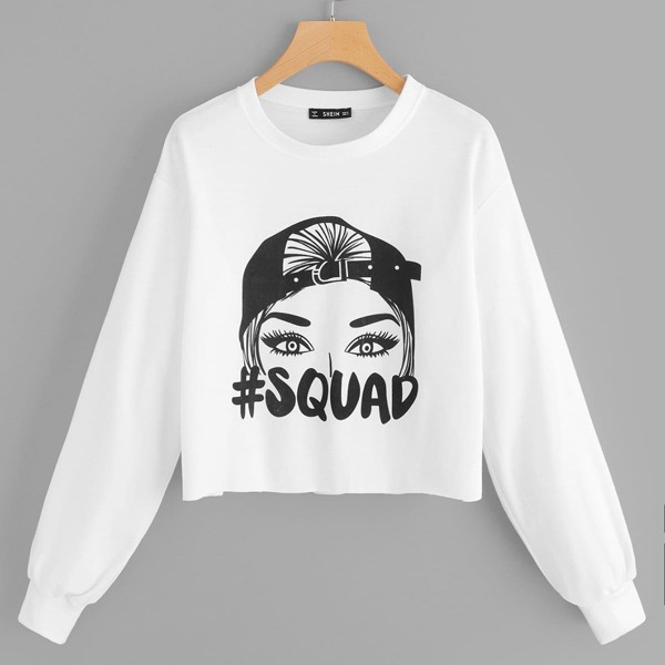 

Figure Print Sweatshirt