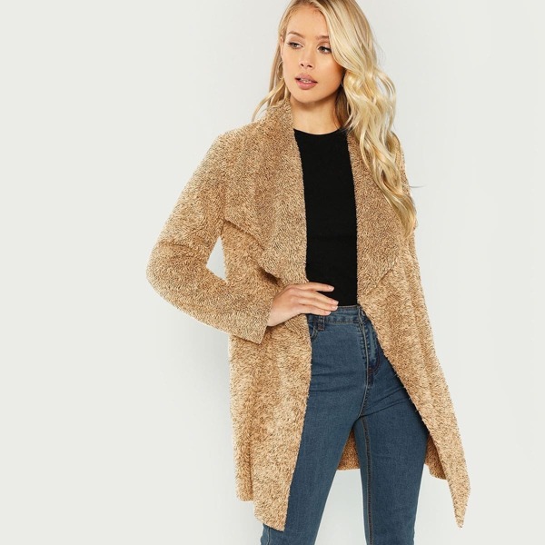 

Waterfall Collar Teddy Coat