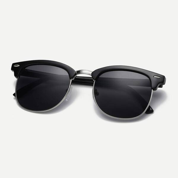 

Men Tinted Lens Sunglasses, Black