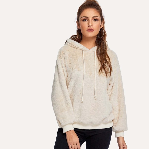 

Fuzzy Teddy Hoodie