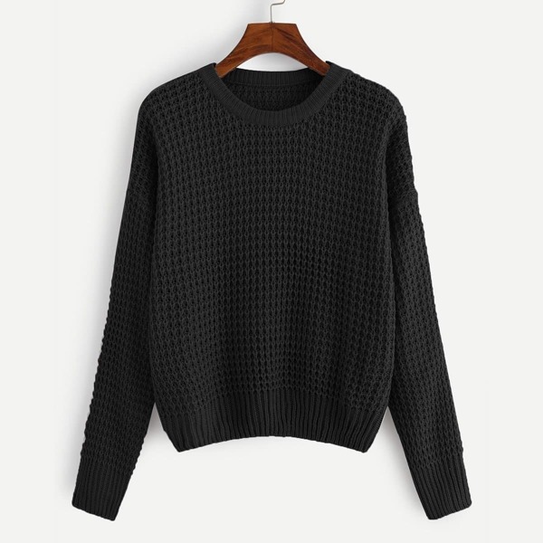 

Plus Drop Shoulder Solid Jumper