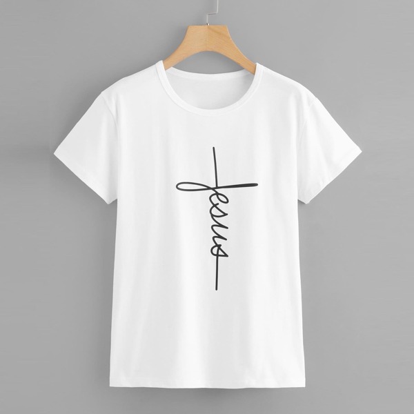 

Plus Letter Print Tee