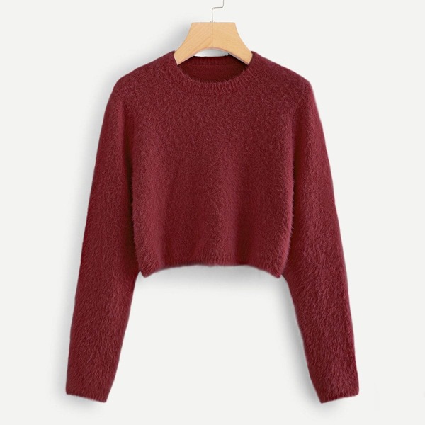 

Crop Fuzzy Jumper