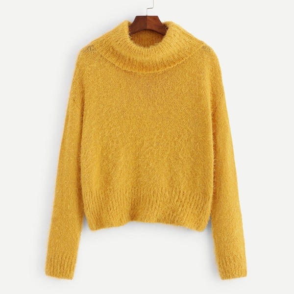 

Turtleneck Fluffy Jumper