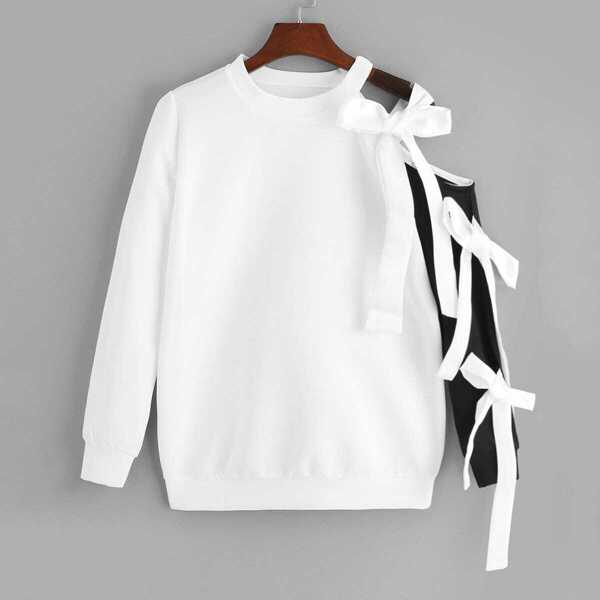 

Knot Detail Cut Out Sweatshirt