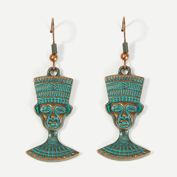 

Figure Design Vintage Drop Earrings 1pair