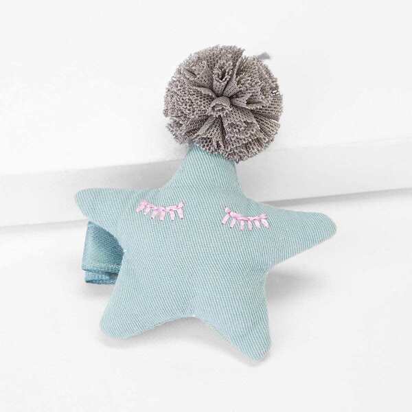 

Girls Star Decorated Hair Clip 1pc, Baby blue