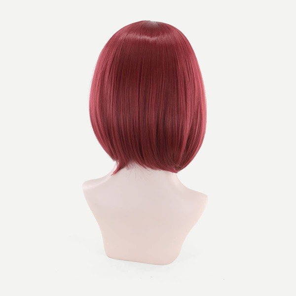 

Bob Wig With Bangs, Burgundy
