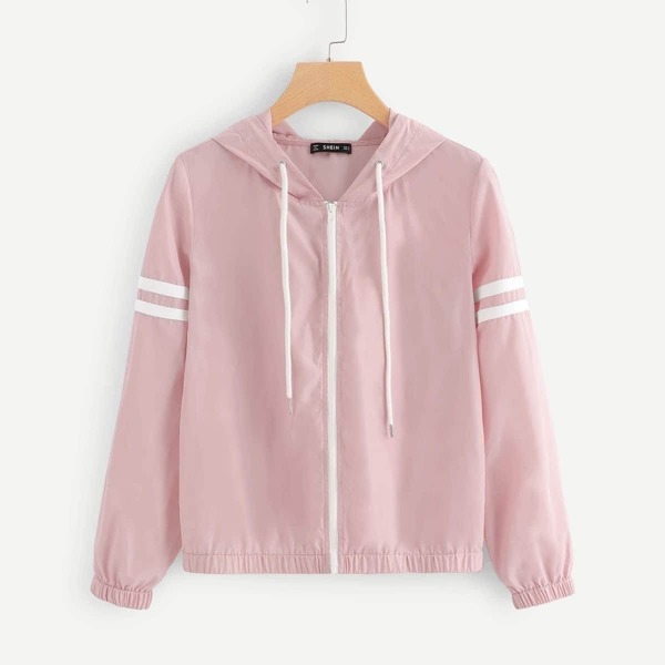 

Plus Zip Up Hooded Jacket