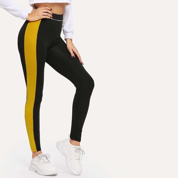 

Contrast Sideseam Leggings