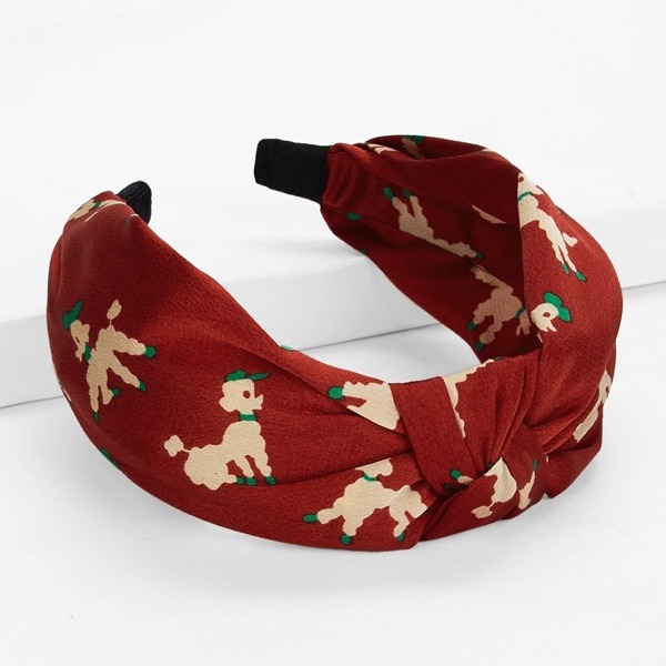 

Knot Cartoon Headband, Red