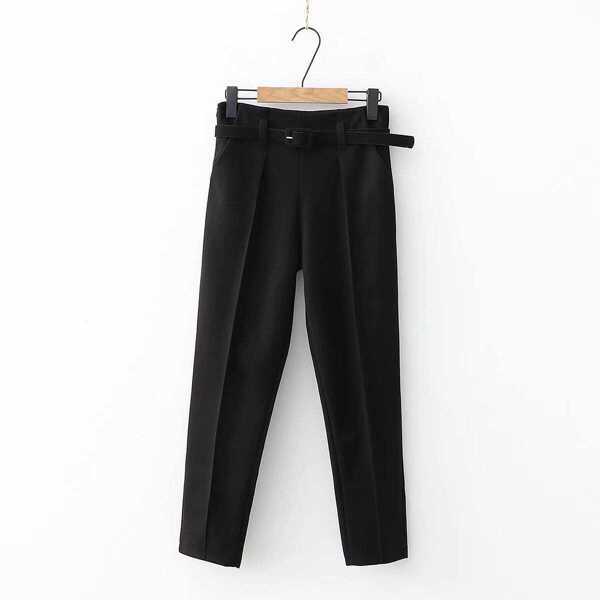 

Self Tie Solid Pants