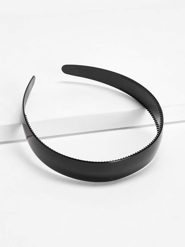 

Simple Plastic Headband, Black