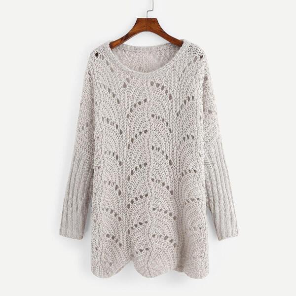 

Loose Knit Longline Sweater
