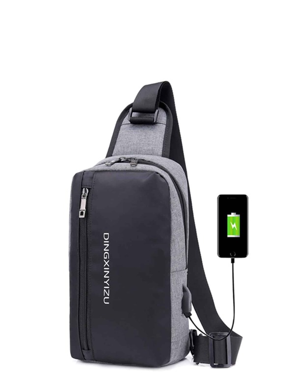

Мужская сумка с USB-портом зарядки, null