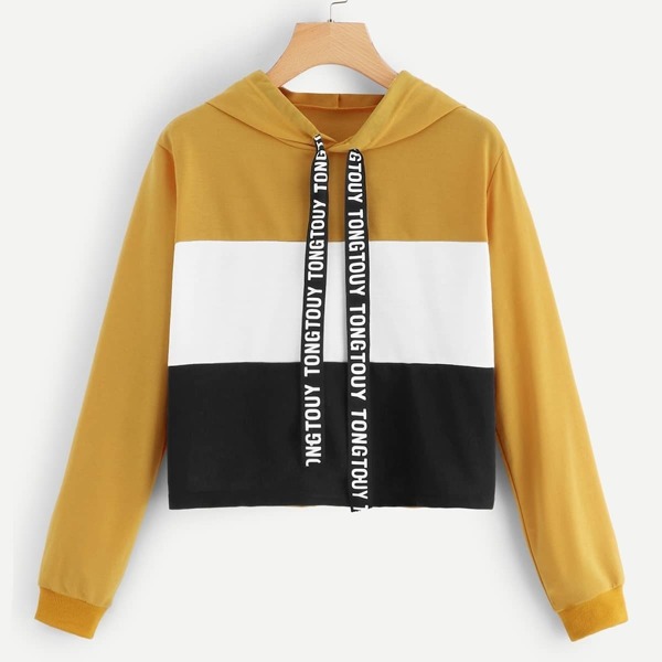 

Letter Tape Cut And Sew Hoodie