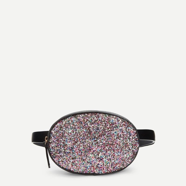 

Colorful Sequin Zipper Fanny Pack