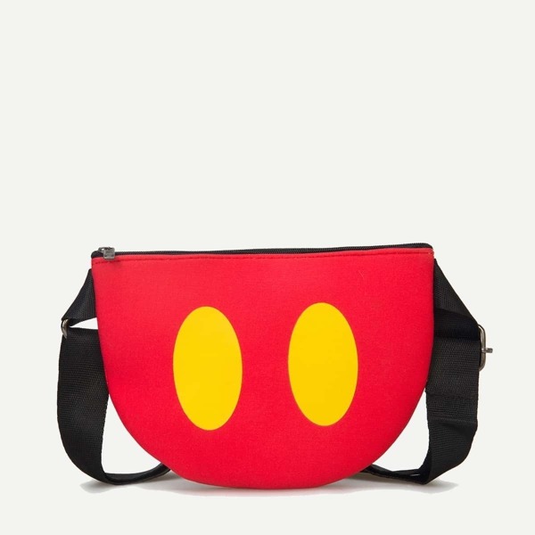 

Kids Cute Nylon Crossbody Bag, Red