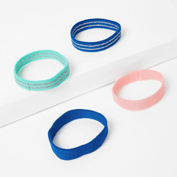 

Striped Hair Tie 4pack, Multicolor