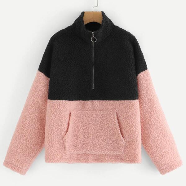 

Kangaroo Packet Front Two-Tone Jacket