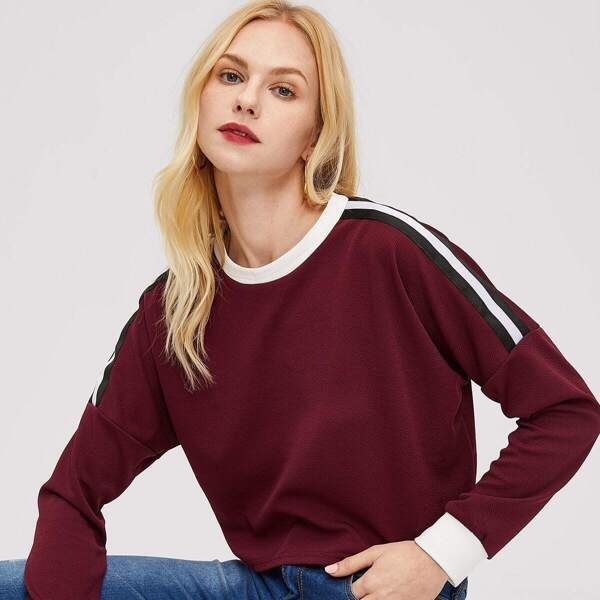 

Contrast Trim Sweatshirt