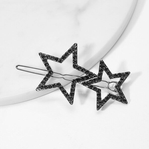 

Star Design Rhinestone Hair Clip