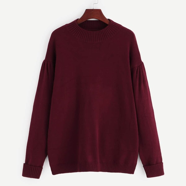 

Drop Shoulder Solid Sweater