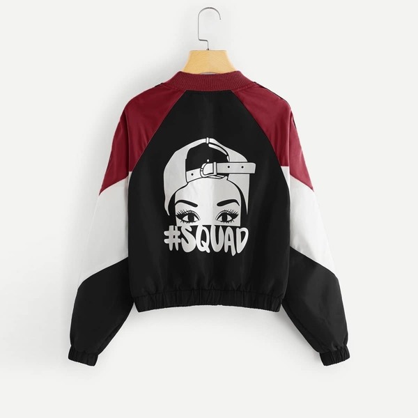 

Figure and Letter Cut and Sew Jacket