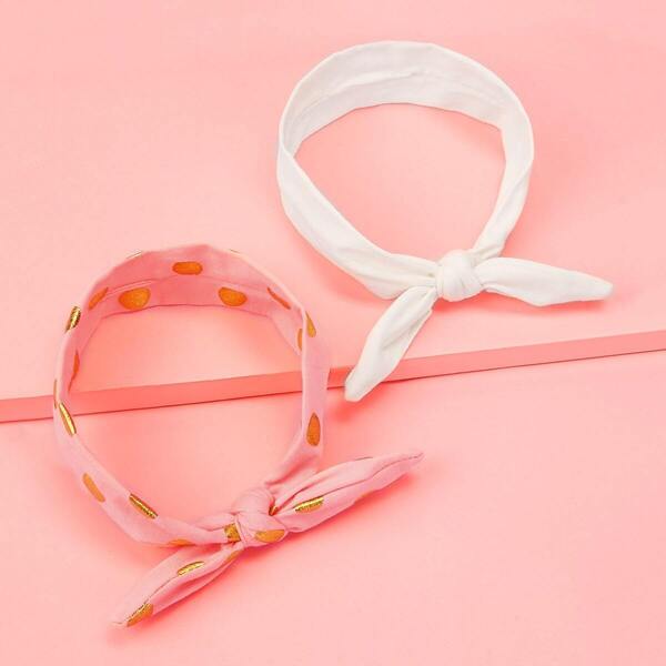 

Girls Headband Set 2pcs, Multicolor
