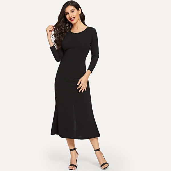 

Split-back Longline Dress