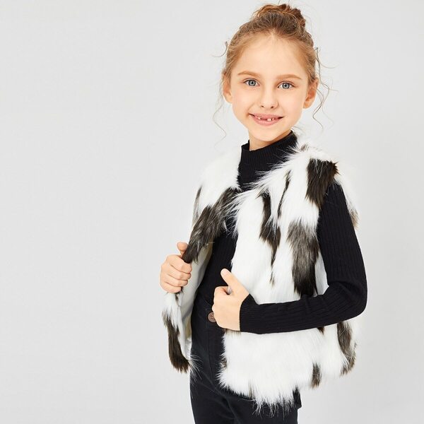 

Toddler Girls Faux Fur Vest
