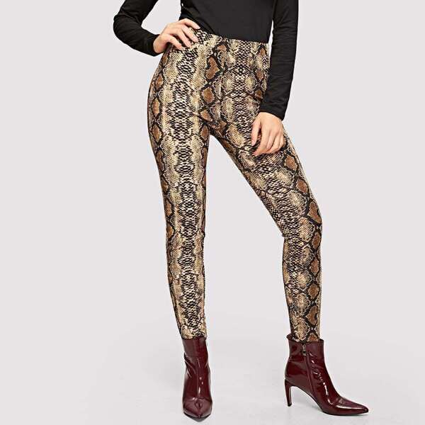 

Snake Skin Print Leggings