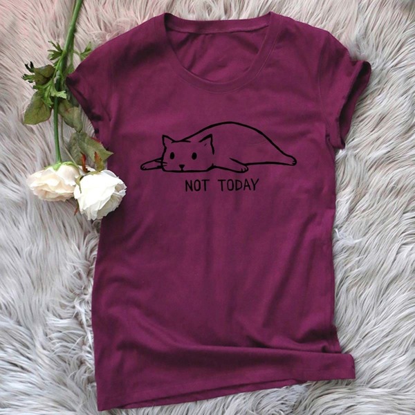 

Cartoon And Letter Print Tee