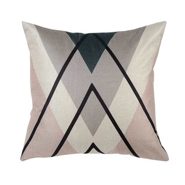 

Geometric Pattern Cushion Cover, Multicolor