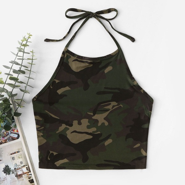 

Camo Print Cami Top