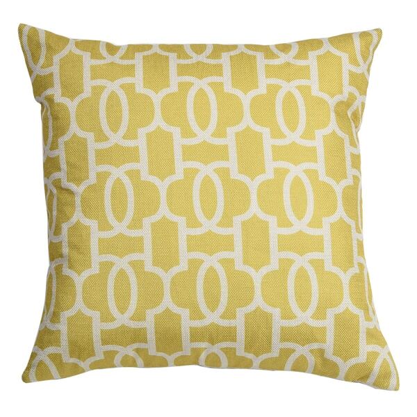 

Chain Pattern Pillowcase, Yellow