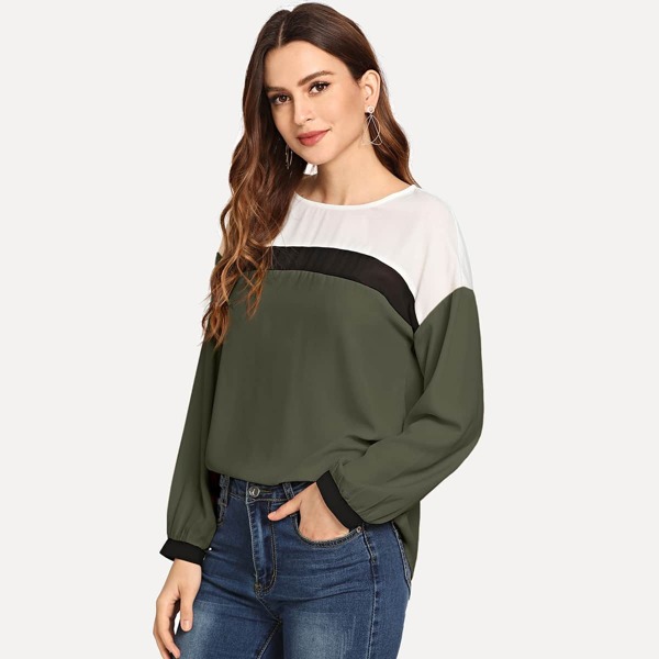 

Curved Hem Cut & Sew Top