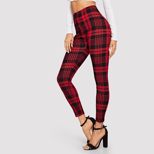 

Plaid Skinny Leggings