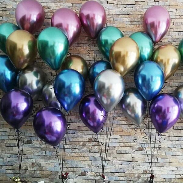 

Random Color Balloon 6pcs, Multicolor