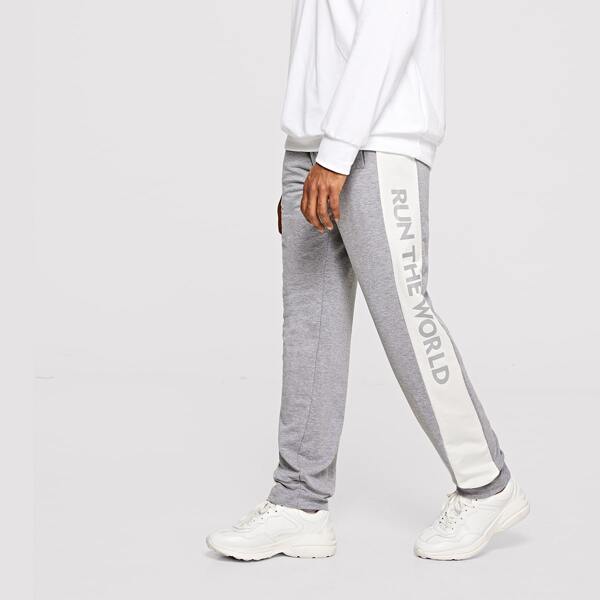 

Men Two Tone Heather Knit Sweatpants